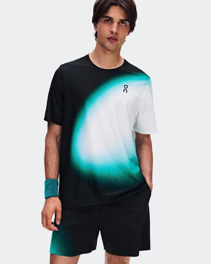 camiseta on court masculina para jogar tenis