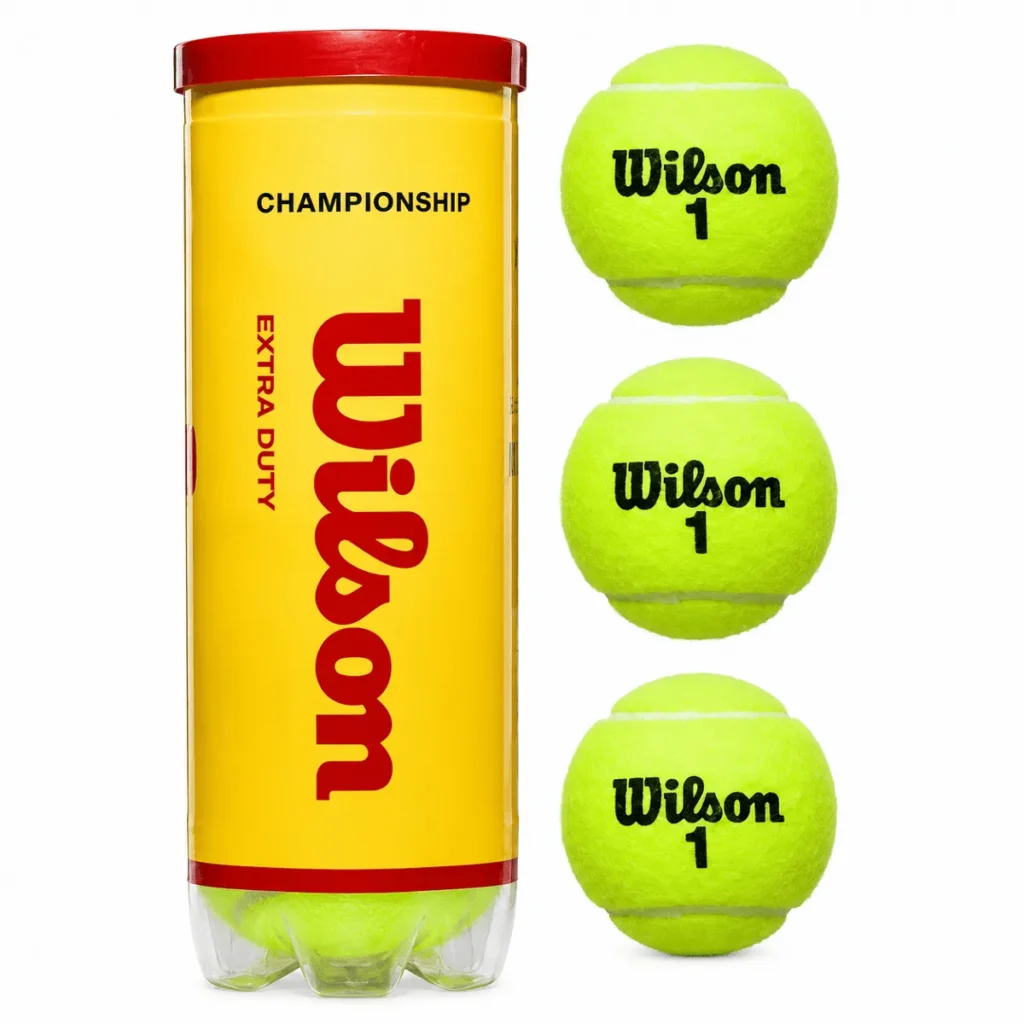 bola de tenis extra duty ou regular duty wilson